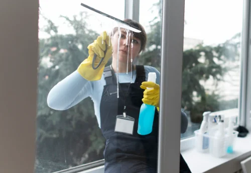 Nettoyage de vitres intérieures et extérieures à Billé